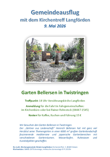 Gemeindeausflug (Flyer)