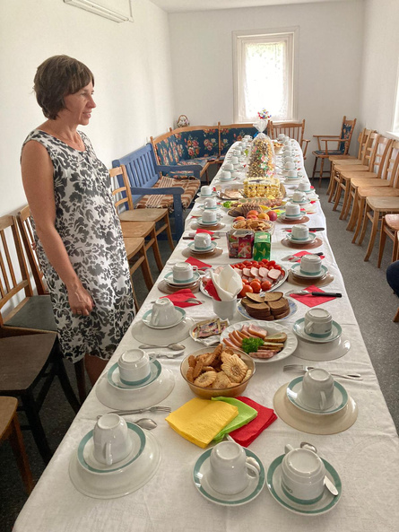 Empfang nach dem Gottesdienst